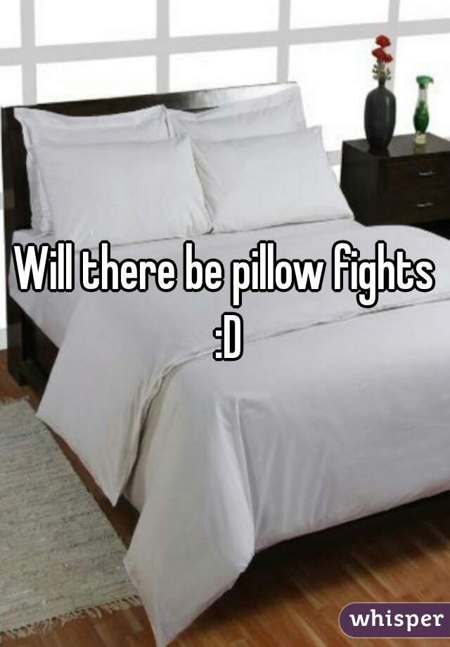Will there be pillow fights :D