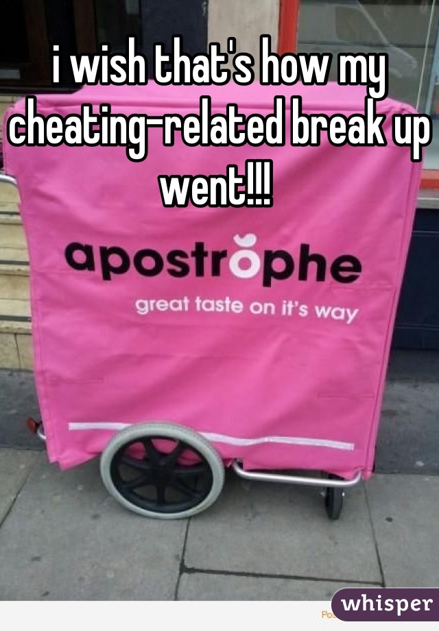 i wish that's how my cheating-related break up went!!! 