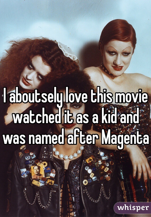 I aboutsely love this movie watched it as a kid and was named after Magenta 