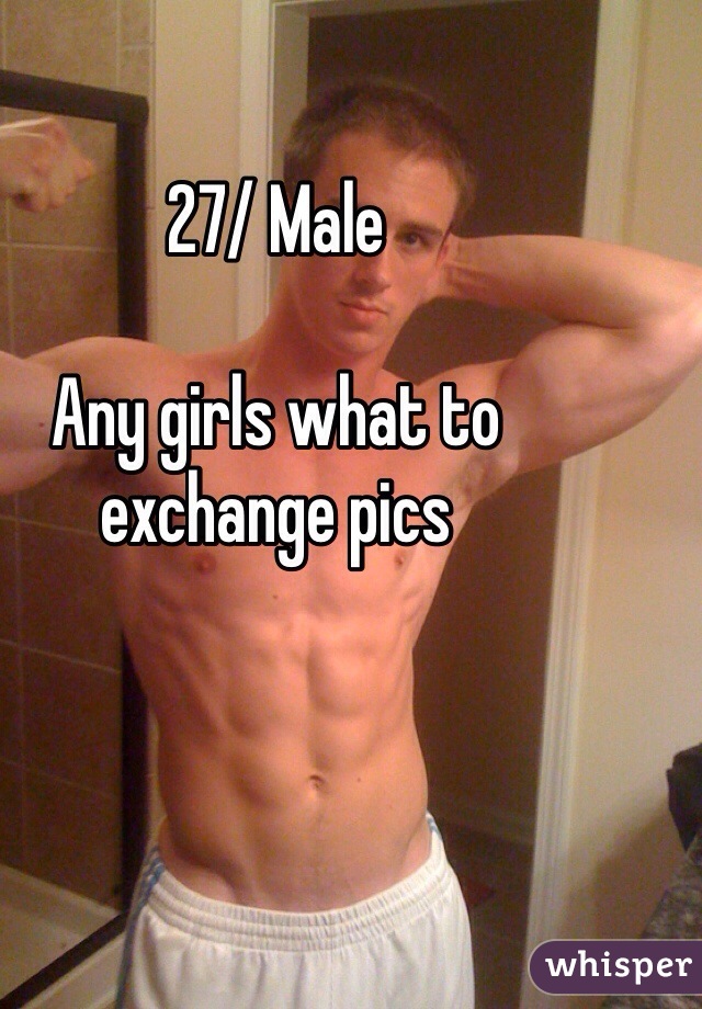 27/ Male

Any girls what to exchange pics 