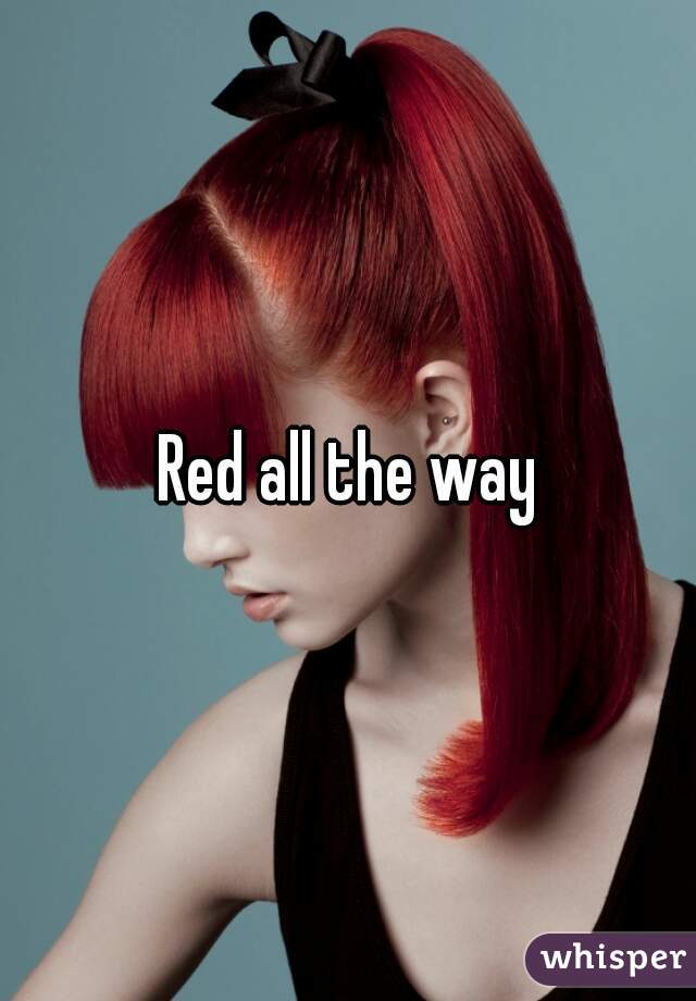 Red all the way