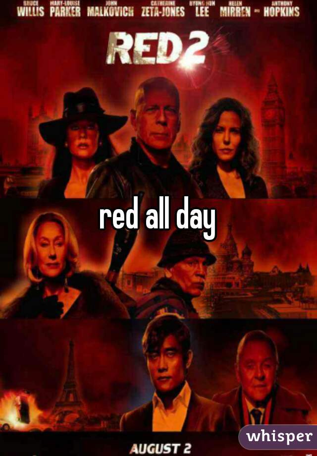 red all day