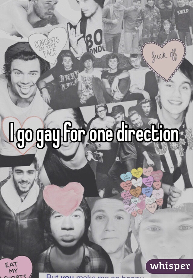 I go gay for one direction
