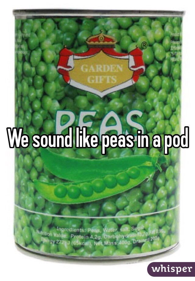 we-sound-like-peas-in-a-pod