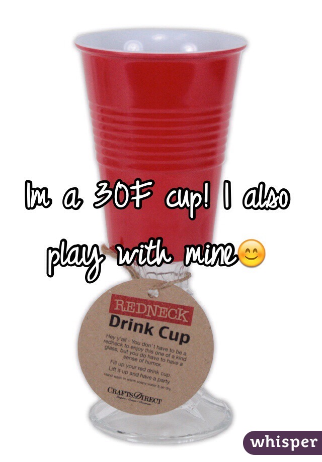 Im a 30F cup! I also play with mine😊