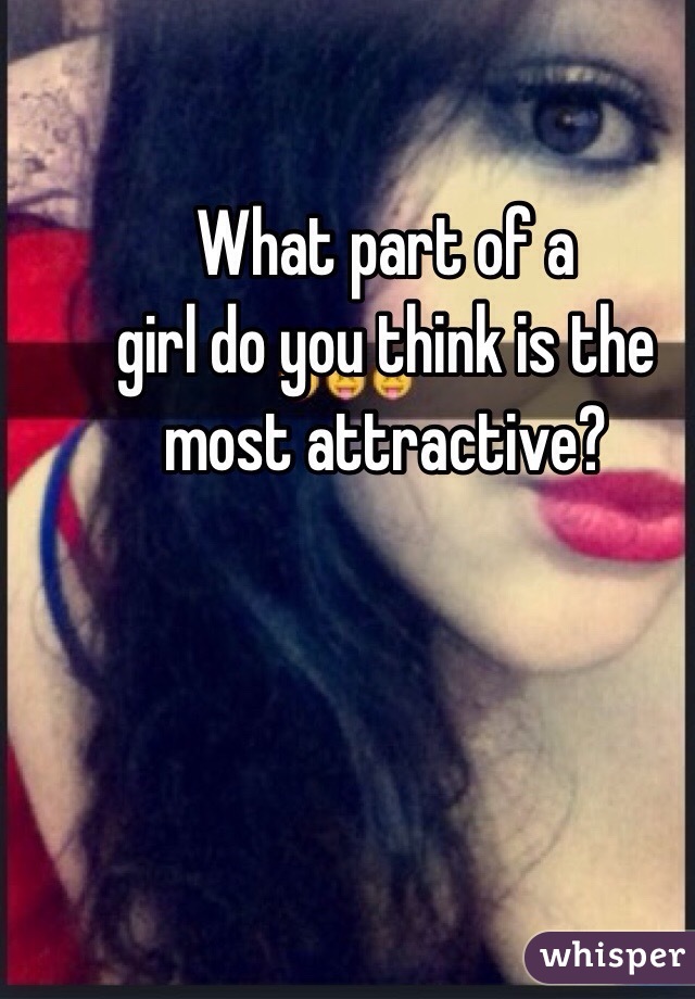 What part of a 
girl do you think is the 
most attractive?