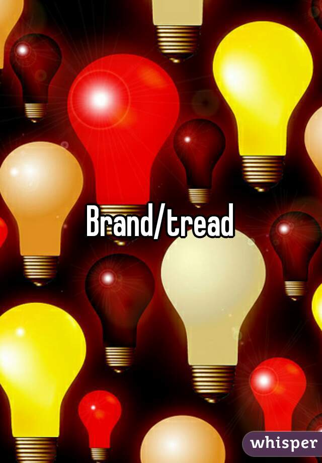 Brand/tread
