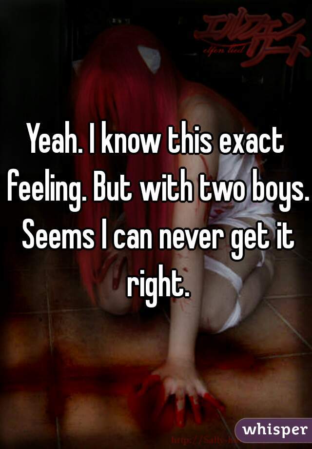 Yeah. I know this exact feeling. But with two boys. Seems I can never get it right.