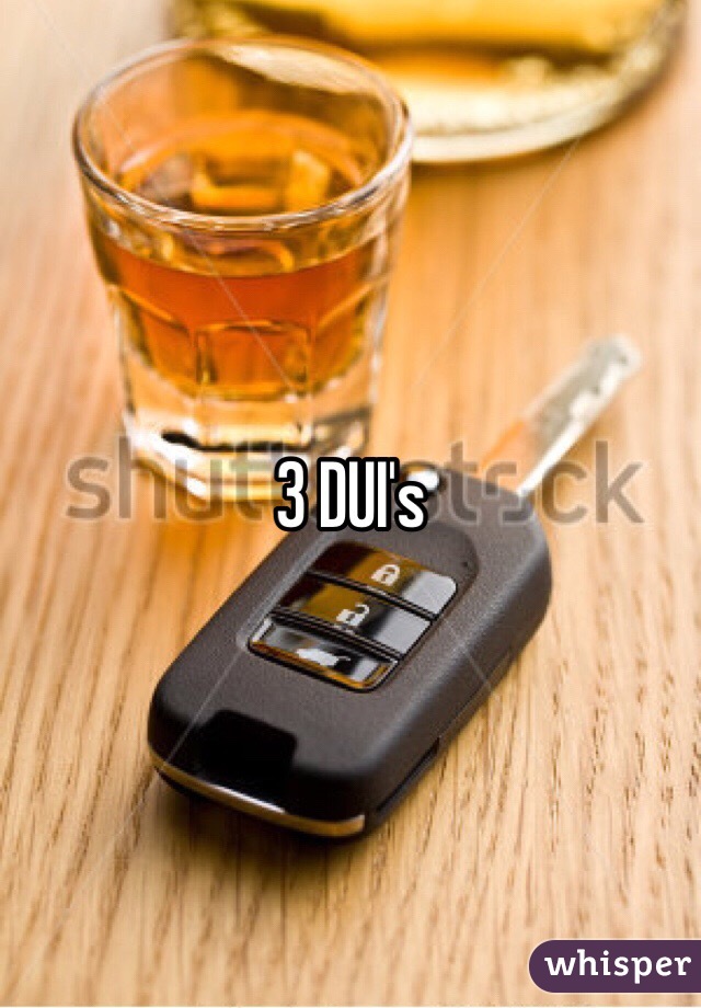 3 DUI's