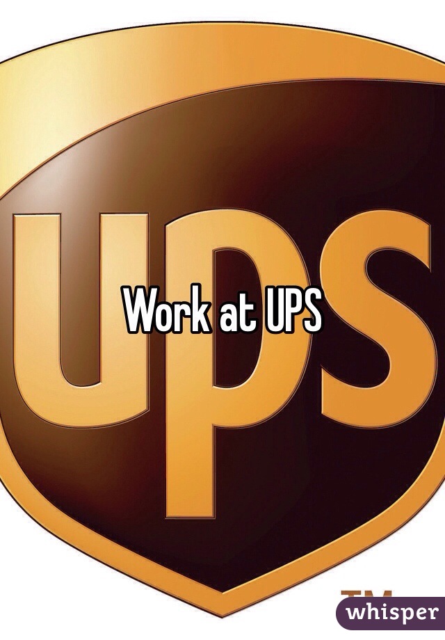 Work at UPS