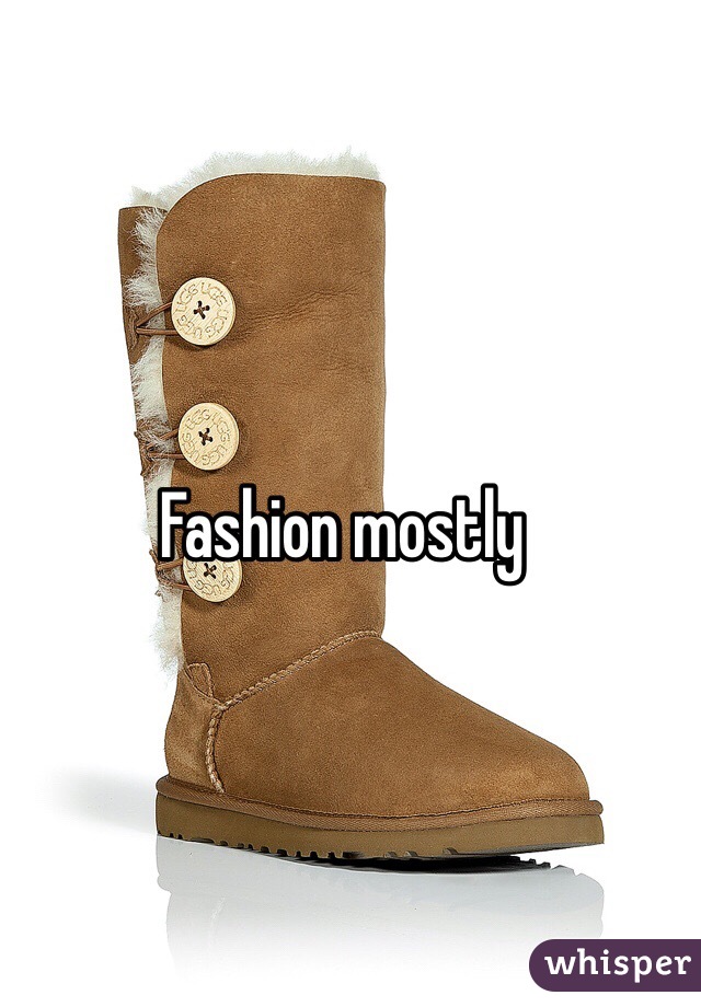 Fashion mostly