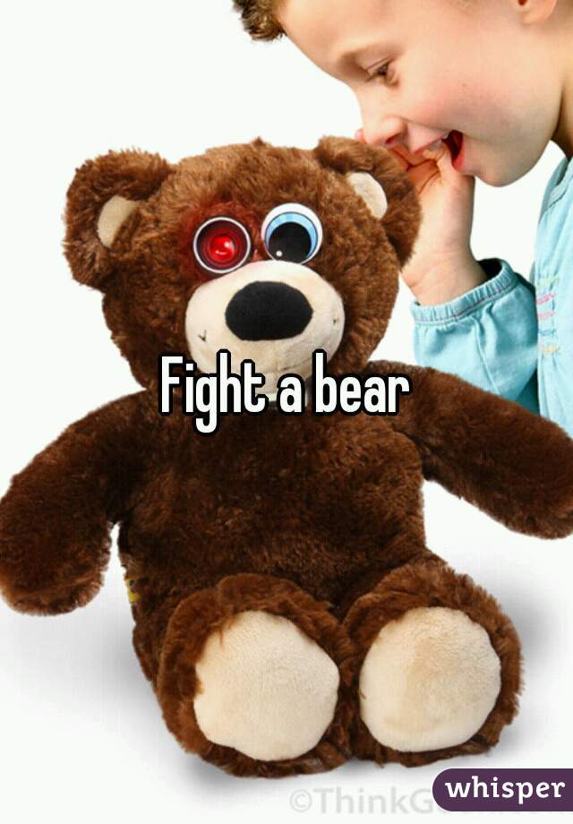 Fight a bear