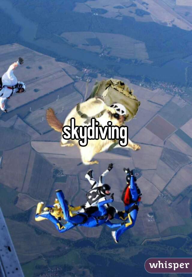 skydiving