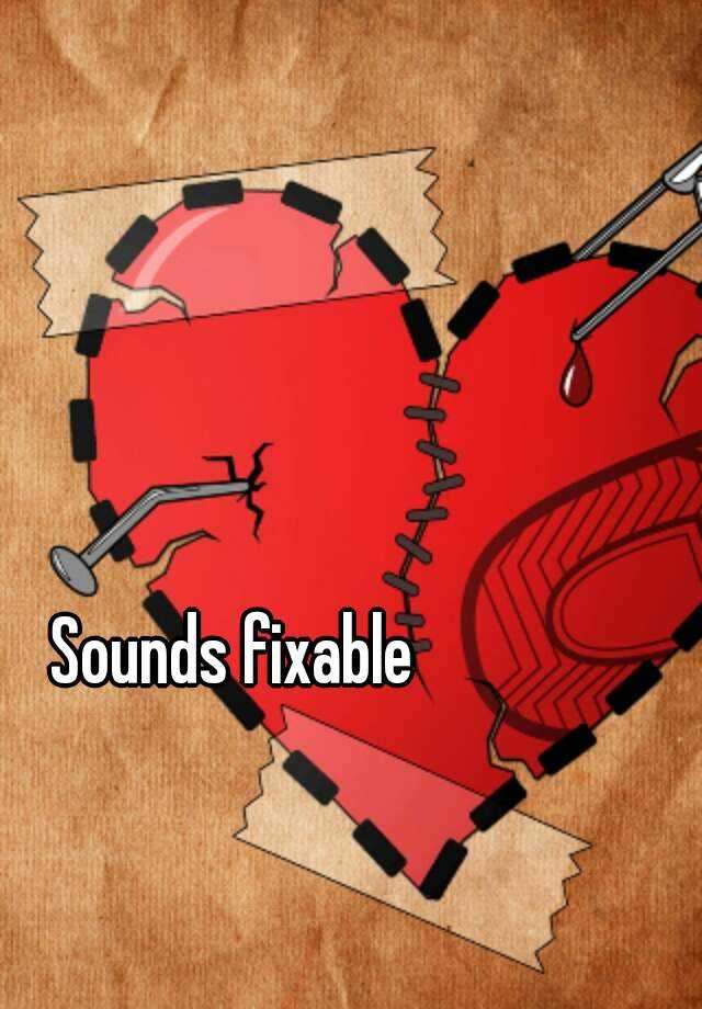 sounds-fixable