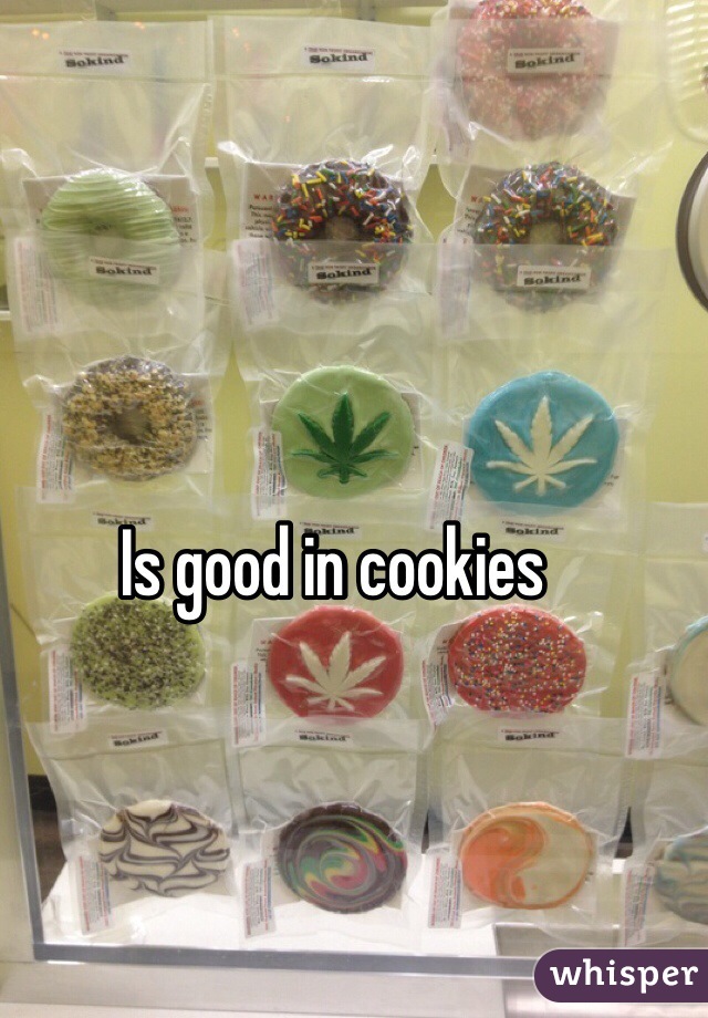 Is good in cookies