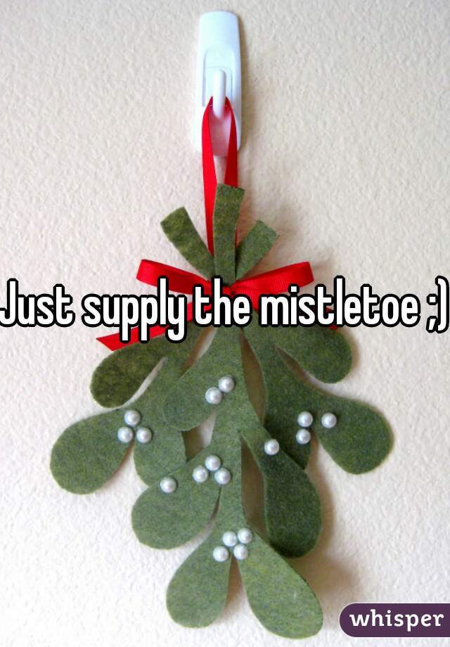 Just supply the mistletoe ;)