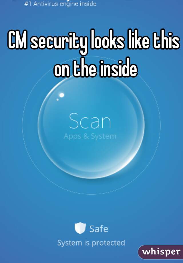 CM security looks like this on the inside