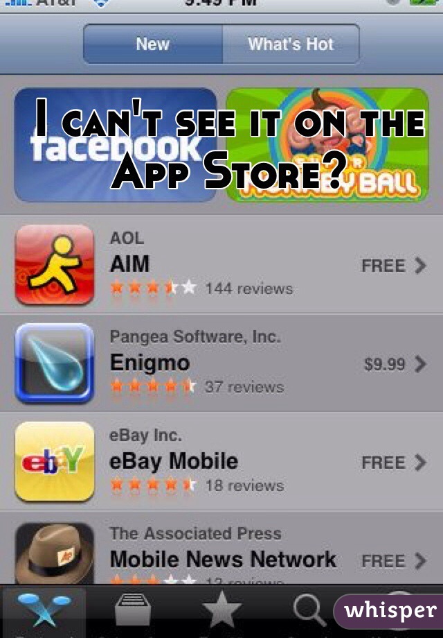 I can't see it on the App Store?