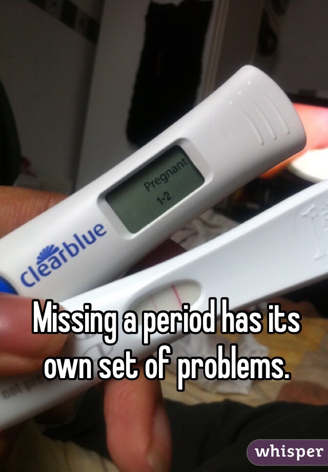 Missing a period has its own set of problems. 