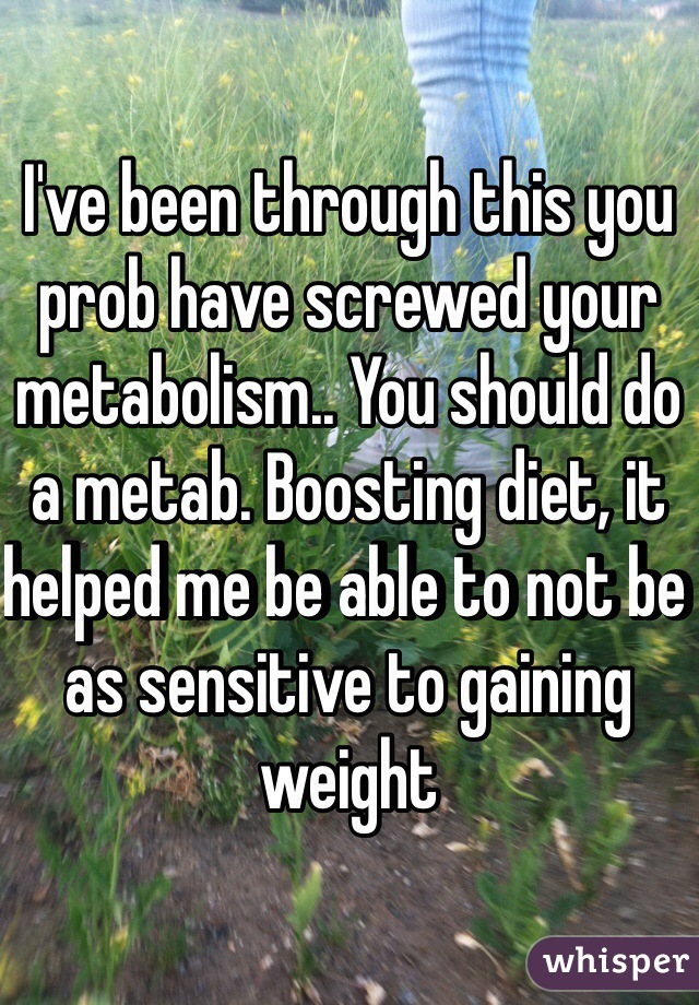 I've been through this you prob have screwed your metabolism.. You should do a metab. Boosting diet, it helped me be able to not be as sensitive to gaining weight