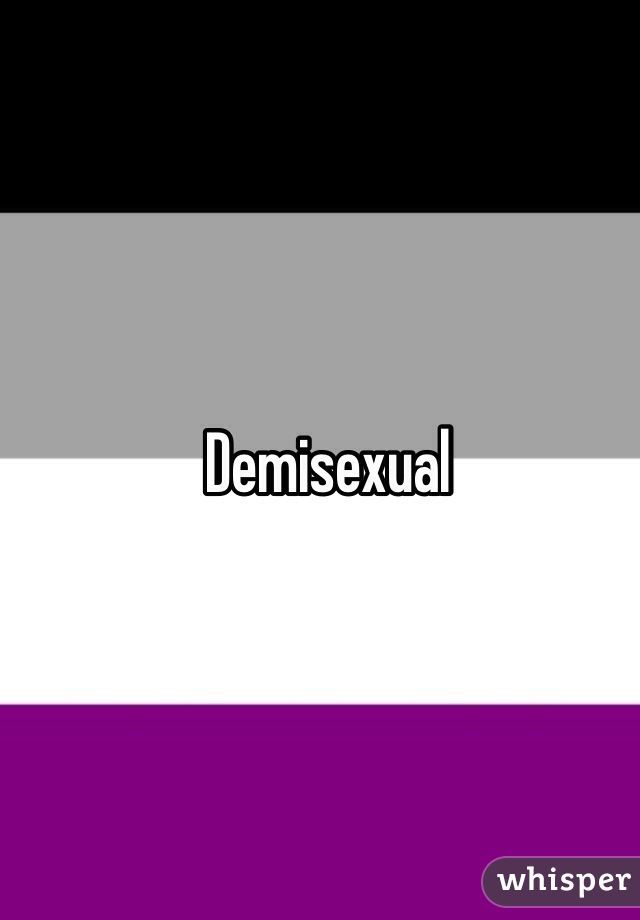 Demisexual 