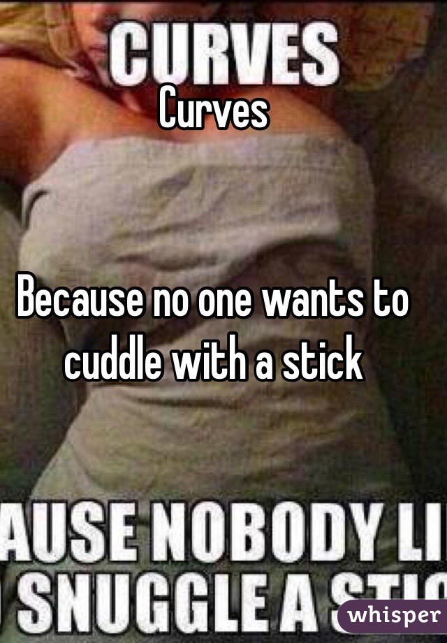 Curves 


Because no one wants to cuddle with a stick 
