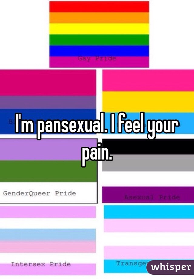 I'm pansexual. I feel your pain. 