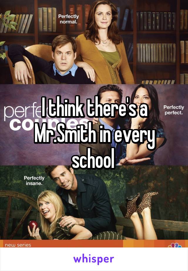 I think there's a Mr.Smith in every school 