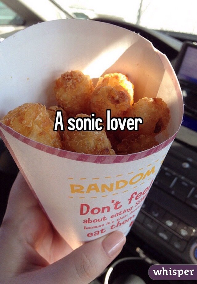 A sonic lover 
