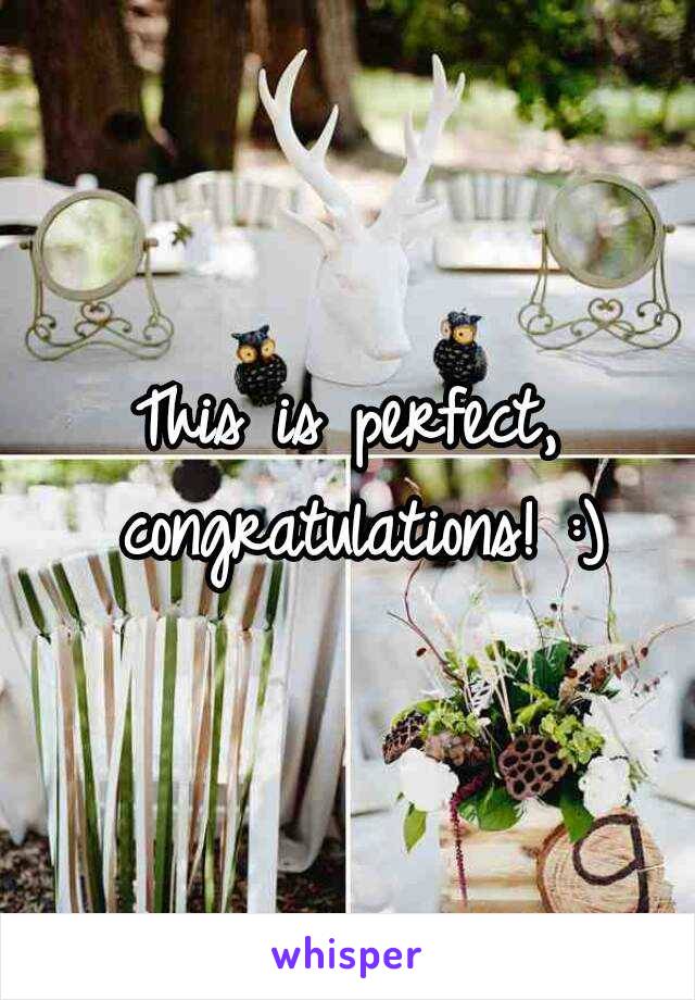 This is perfect, congratulations! :)