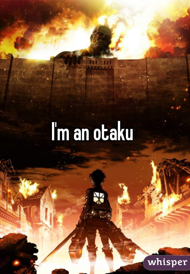 I'm an otaku 