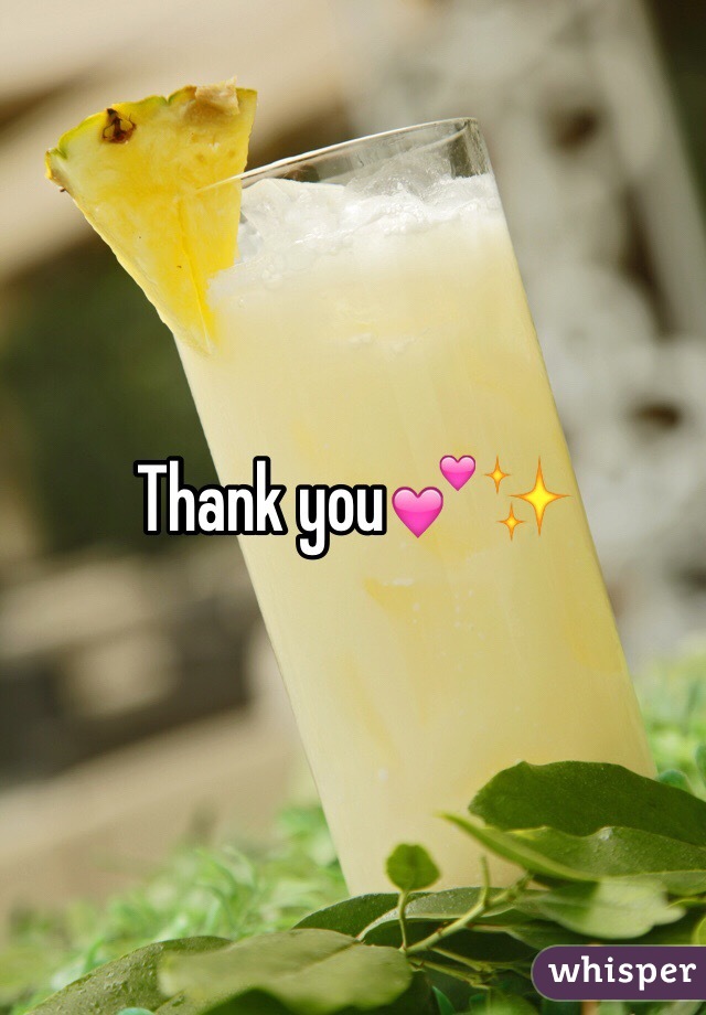 Thank you💕✨