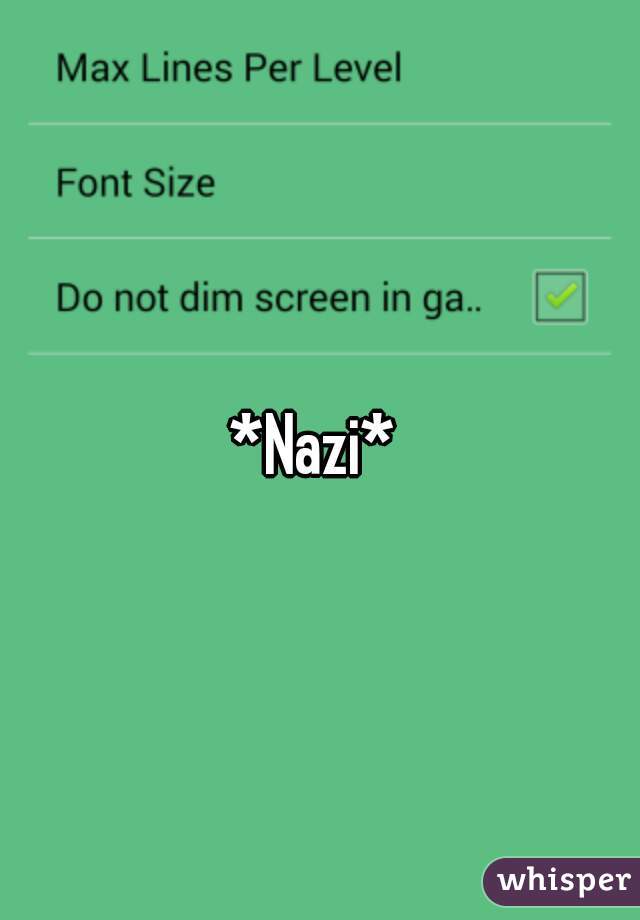 *Nazi* 