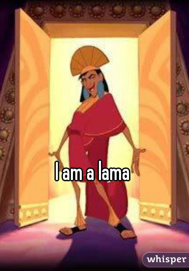 I am a lama