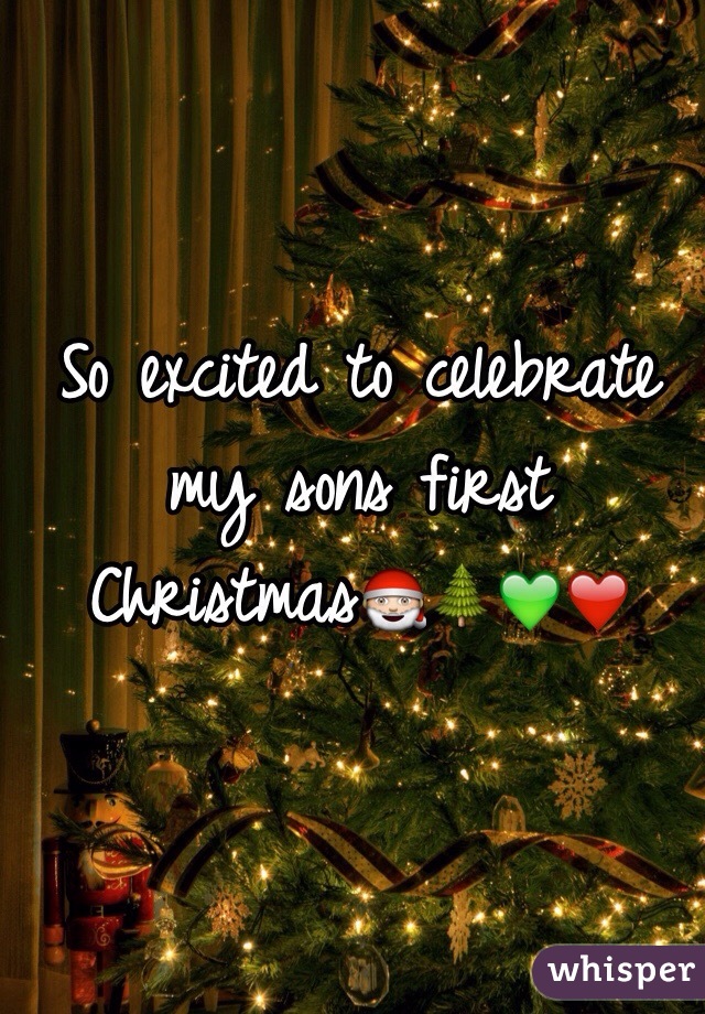 So excited to celebrate my sons first Christmas🎅🌲💚❤️