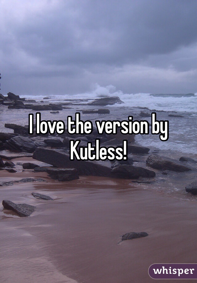 I love the version by Kutless! 