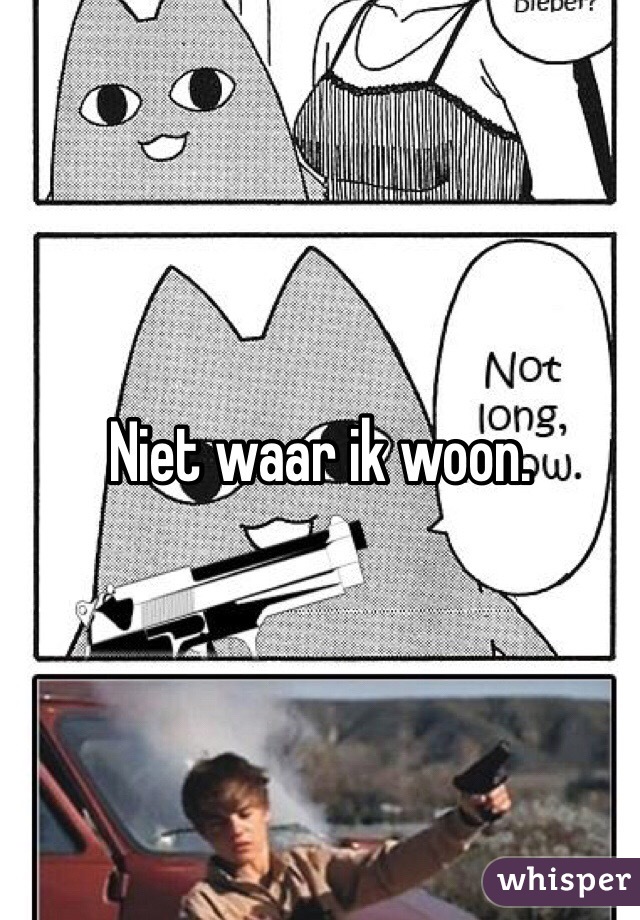 Niet waar ik woon.