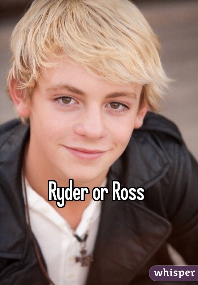 Ryder or Ross