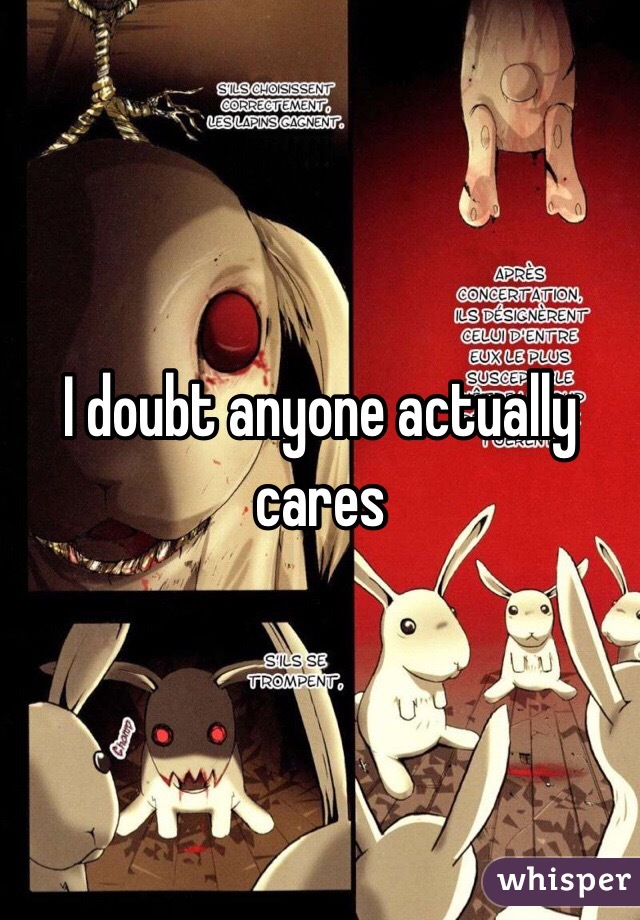 I doubt anyone actually cares