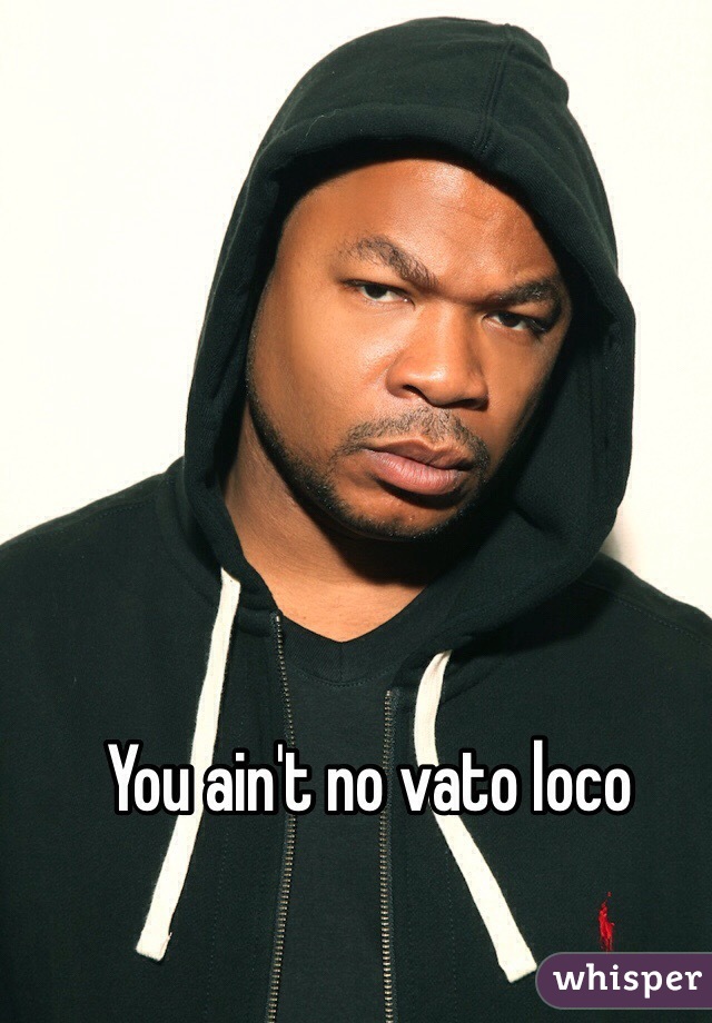 You ain&#39;t no <b>vato loco</b> - 050b2b2cee26c48575400f6d65732faa0eb286-wm