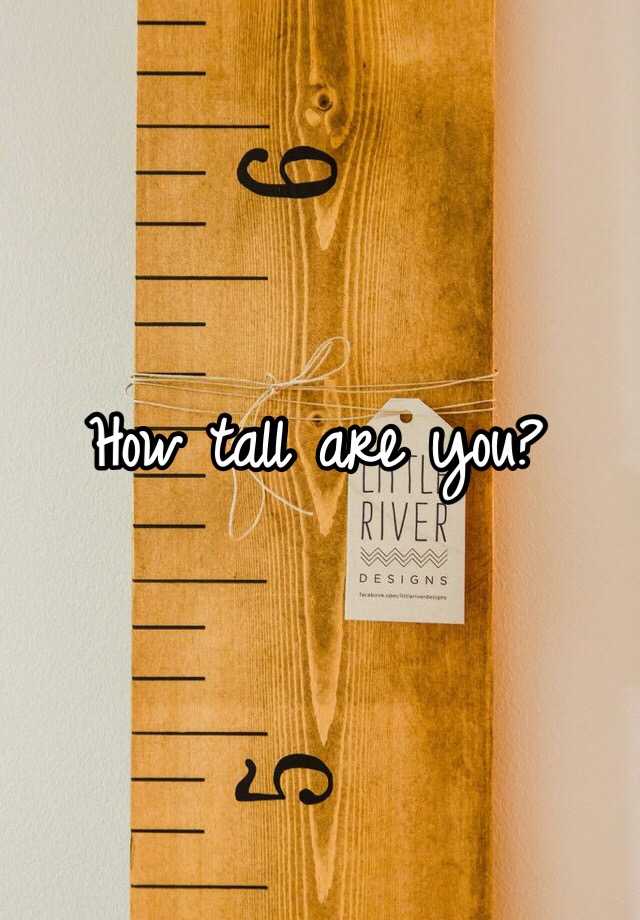 how-tall-are-you