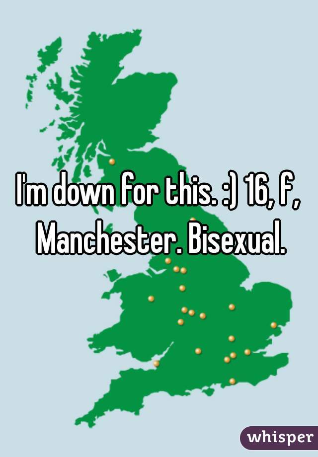 I'm down for this. :) 16, f, Manchester. Bisexual.