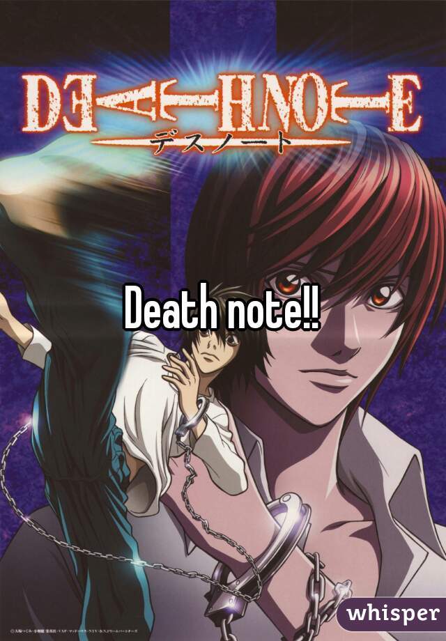 Death note!!