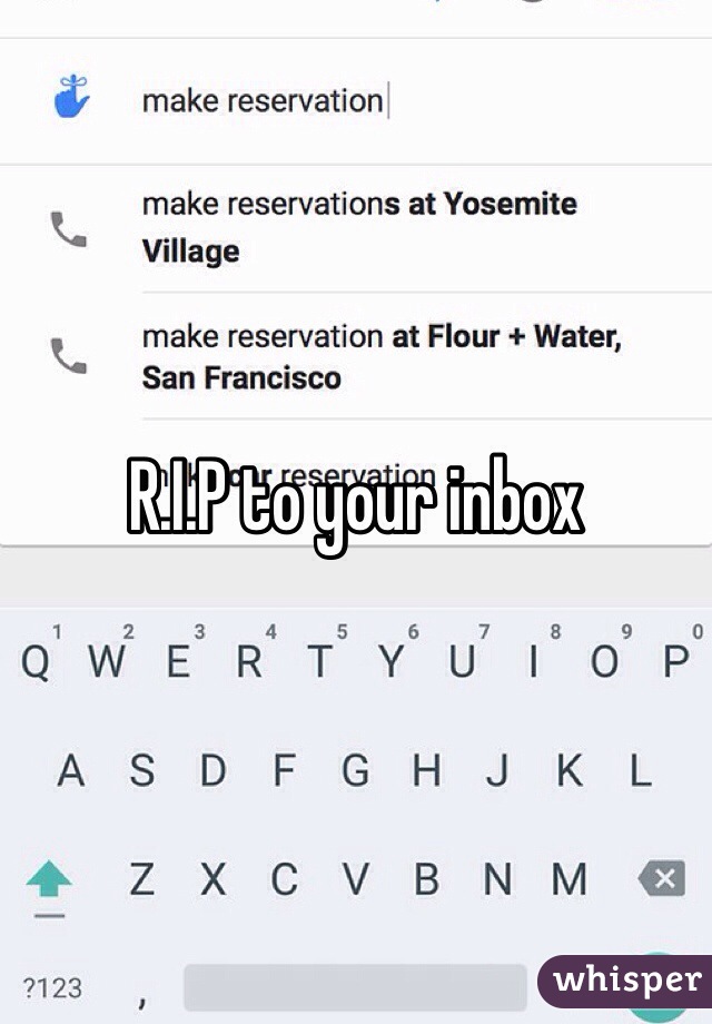 R.I.P to your inbox
