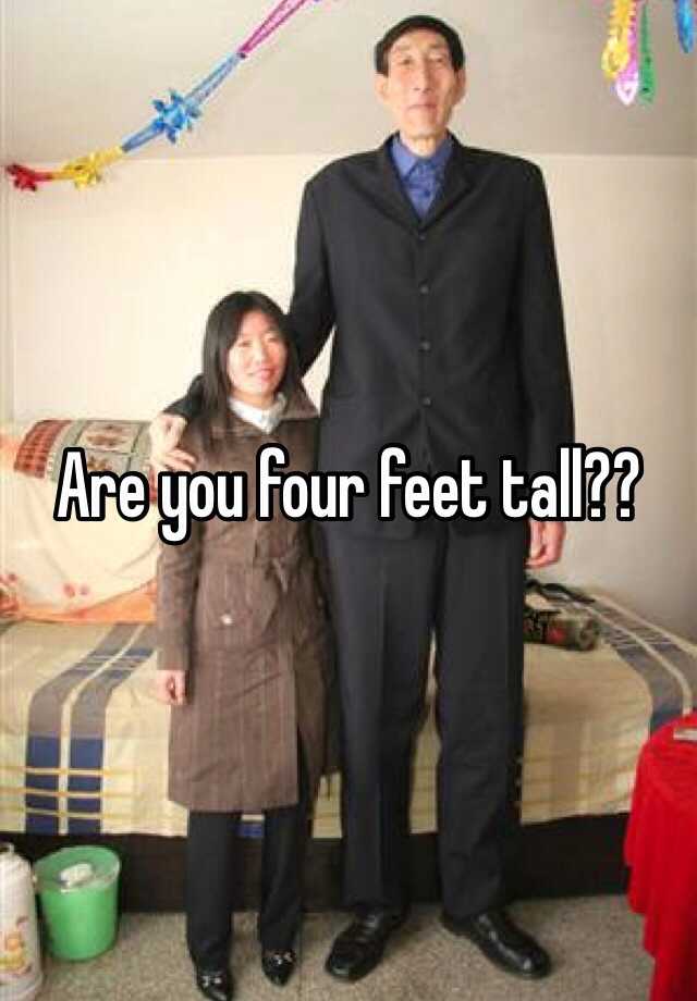 are-you-four-feet-tall