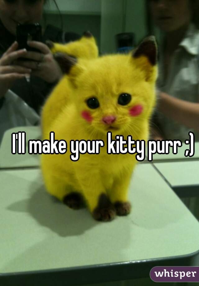 I'll make your kitty purr ;)