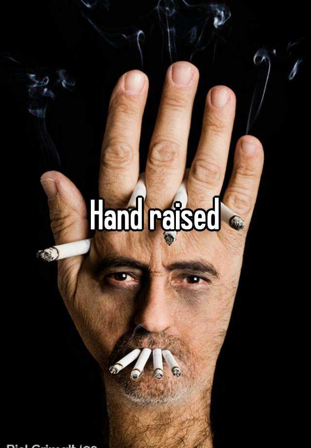 hand-raised