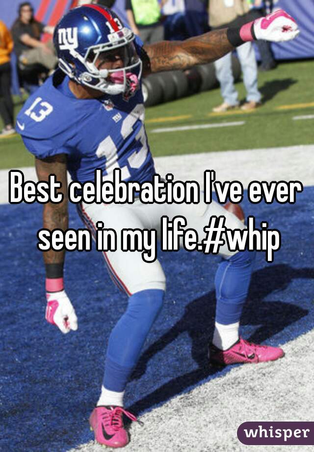 Best celebration I've ever seen in my life.#whip