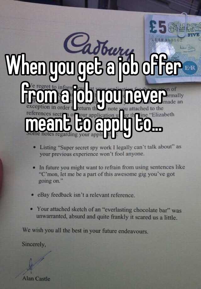 What Do You Do When You Get A Job Offer