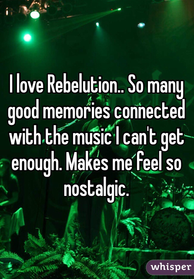 I love Rebelution.. So many good memories connected with the music I can't get enough. Makes me feel so nostalgic. 